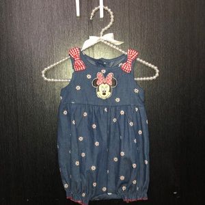 Minnie Mouse onesie